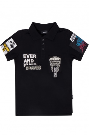 Patched polo shirt, zdjęcie 1 Patched polo shirt od Diesel